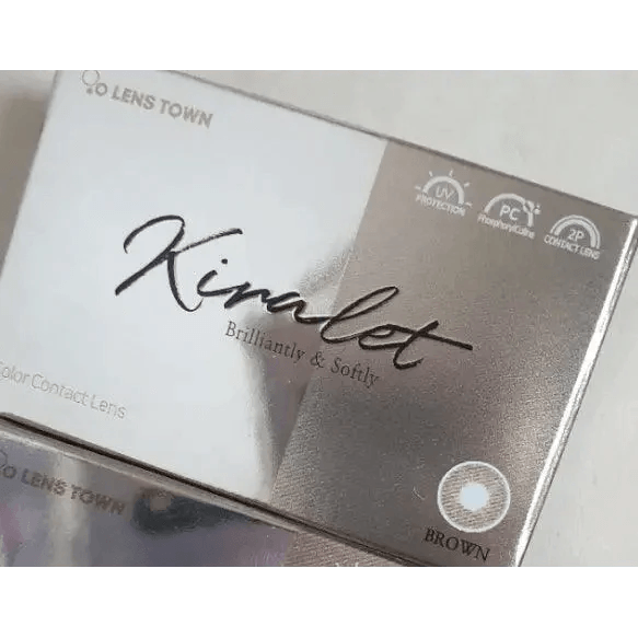 LensTown Kiralet Brown — contact lens packaging