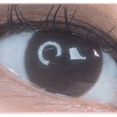 LensTown Konimo2 Choco — single-eye close-up showing the contact lens appearance