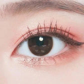 LensTown Konimo2 Choco — single-eye close-up showing the contact lens appearance