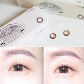 LensTown Lighly Classic Plus Brown (20p) colored contact lens, 13.7mm graphic diameter, Daily wear