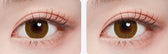 LensTown Lighly Classic Plus Brown (20p) colored contact lens, 13.7mm graphic diameter, Daily wear