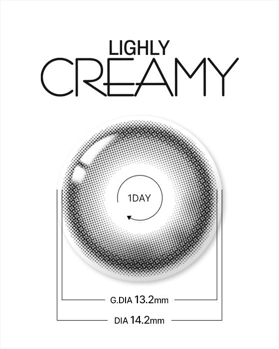 LensTown Lighly Creamy Black – Daily – 30 Lenses