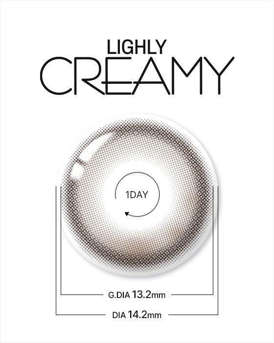 LensTown Lighly Creamy Brown – Daily – 30 Lenses
