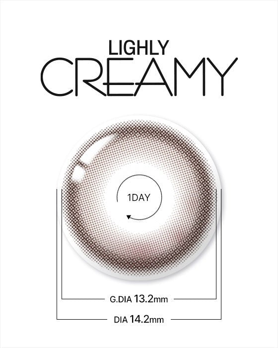 LensTown Lighly Creamy Choco – Daily – 30 Lenses