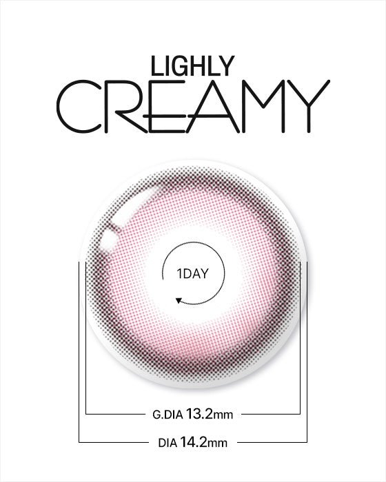 LensTown Lighly Creamy Rose – Daily – 30 Lenses