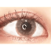 LensTown Lighly Lily Marry Brown (20p) — single-eye close-up showing the contact lens appearance