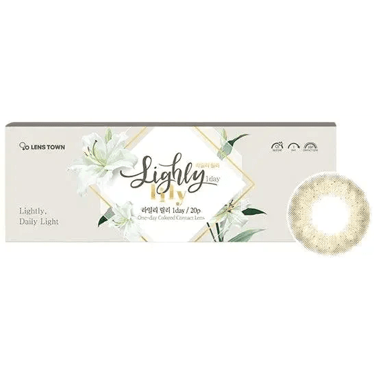 LensTown Lighly Lily Marry Brown (20p) — contact lens packaging