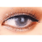 LensTown Minuet Choco — single-eye close-up showing the contact lens appearance