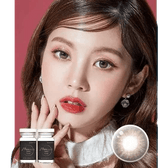 LensTown Minuet Choco — model portrait showing the contact lens look