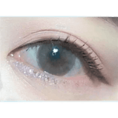 LensTown Minuet Choco — single-eye close-up showing the contact lens appearance