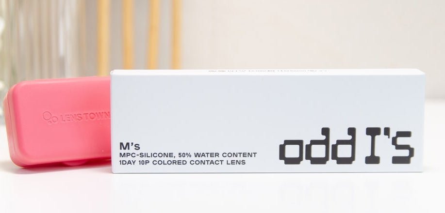 LensTown 1Day Odd I's Ocean Gray (10p) colored contact lens, 13.2mm graphic diameter, Daily wear