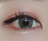 LensTown Renaissance Gray — single-eye close-up showing the contact lens appearance