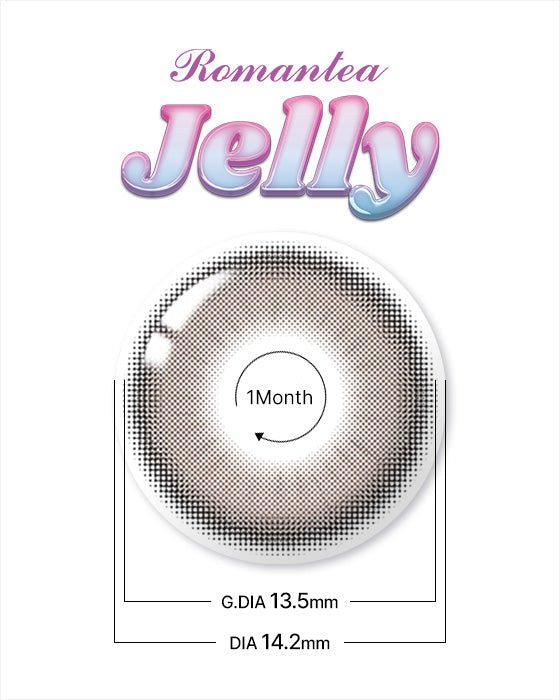 LensTown Romantea Jelly Brown – Monthly – 2 Lenses