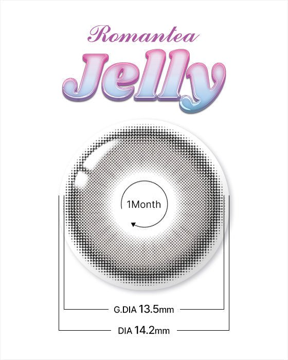 LensTown Romantea Jelly Gray – Monthly – 2 Lenses
