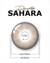 LensTown Romantea Sahara Sandy Brown Toric (2p)