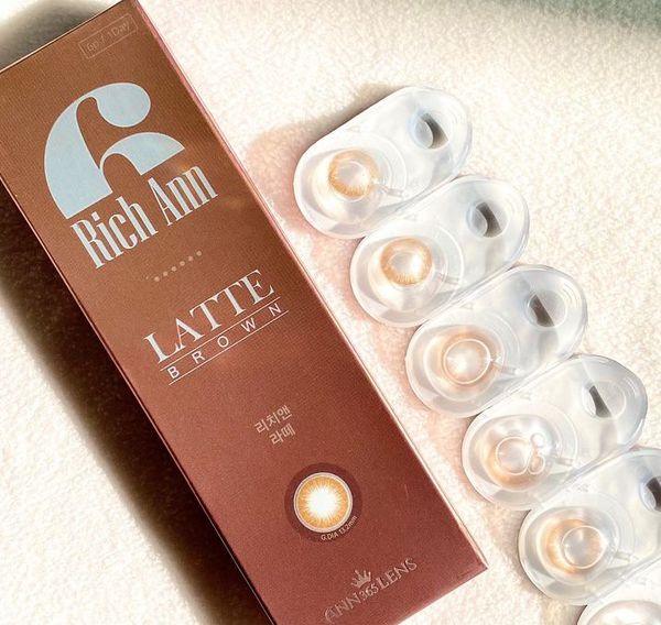 LensVery 2Color Latte Brown 13.2mm (2p) — image 12