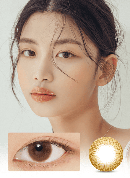 LensVery 2Color Latte Brown 13.2mm (2p) — image 1