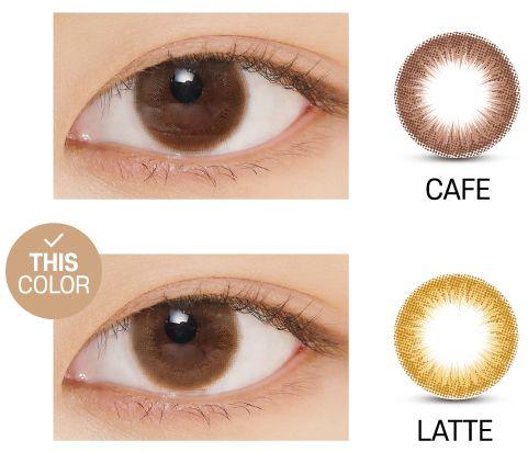 LensVery 2Color Latte Brown 13.2mm (2p) — image 11