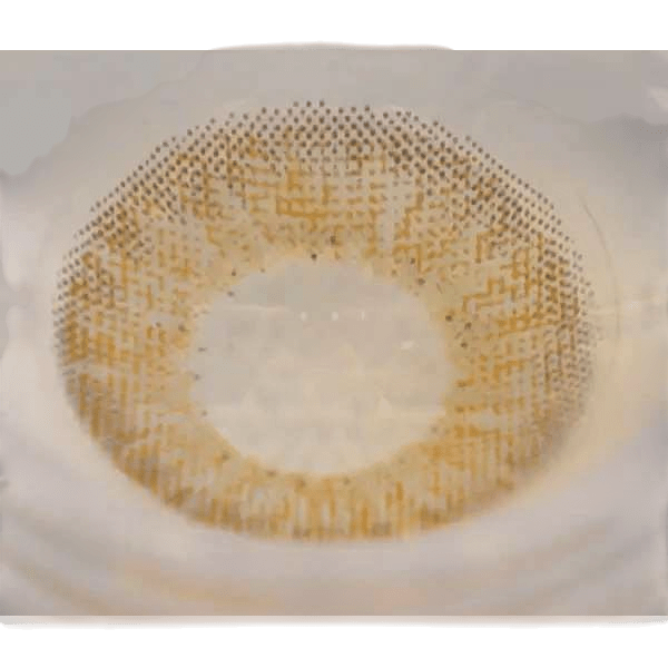 LensVery Anello No.1 Brown — close-up of the contact lens design