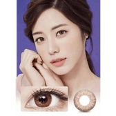 LensVery Anello No.1 Brown — model portrait showing the contact lens look