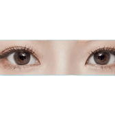LensVery Anello No.1 Gray — both eyes wearing the contact lenses