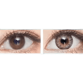 LensVery Anello No.3 Gray — both eyes wearing the contact lenses