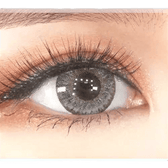 LensVery Anello No.3 Gray — single-eye close-up showing the contact lens appearance