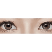 LensVery Anello No.3 Gray — both eyes wearing the contact lenses