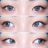LensVery Blendy Gray — contact lens product information graphic