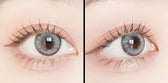 LensVery Blurry Dusty Gray colored contact lens, 13.3mm graphic diameter, Monthly wear