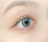 LensVery Blurry Dusty Gray colored contact lens, 13.3mm graphic diameter, Monthly wear