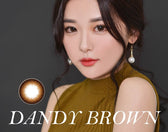 LensVery Dandy Brown colored contact lens, 13.5mm graphic diameter, 3-6 Months wear