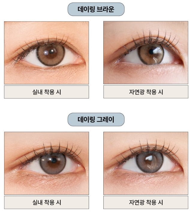 LensVery Day Ring Gray (10p) colored contact lens, 12.5mm graphic diameter, Daily wear
