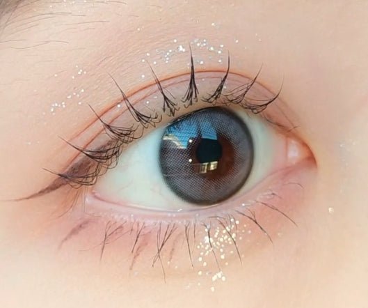 LensVery Day Ring Gray (10p) colored contact lens, 12.5mm graphic diameter, Daily wear