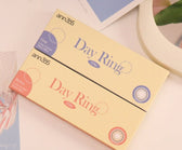 LensVery Day Ring Gray (10p) colored contact lens, 12.5mm graphic diameter, Daily wear