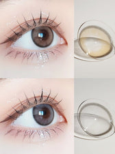 LensVery Day Ring Gray (10p) colored contact lens, 12.5mm graphic diameter, Daily wear