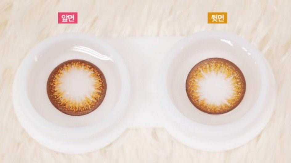 LensVery Heba Brown colored contact lens, 14.2mm graphic diameter, 3-6 Months wear