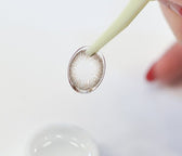 LensVery Jenny Brown colored contacts - lens-pattern view