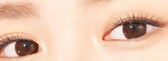 LensVery Just Choco colored contact lens, 13.4mm graphic diameter, Monthly wear