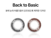 LensVery Just Max Black colored contact lens, 13.8mm graphic diameter, Monthly wear