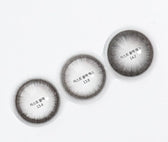 LensVery Just Mega Black colored contact lens, 14.2mm graphic diameter, Monthly wear