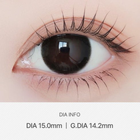LensVery Just Mega Black colored contact lens, 14.2mm graphic diameter, Monthly wear