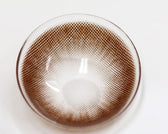 LensVery Just Mega Choco colored contact lens, 14.2mm graphic diameter, Monthly wear