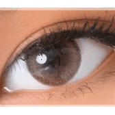 LensVery My Ann Only Brown — single-eye close-up showing the contact lens appearance