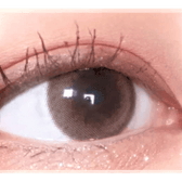 LensVery My Ann Only Brown — single-eye close-up showing the contact lens appearance