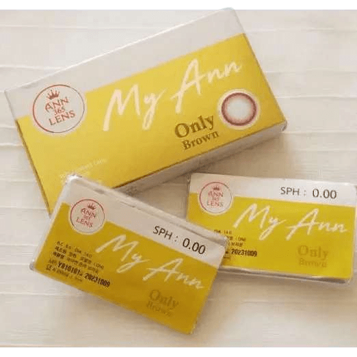 LensVery My Ann Only Brown — contact lens packaging