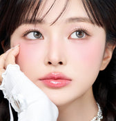 LensVery Ruddy Gray colored contact lens, 13.3mm graphic diameter, Monthly wear