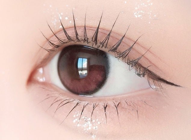 LensVery Shimmer Baby Pink colored contact lens, 13.5mm graphic diameter, Monthly wear