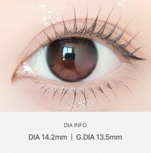 LensVery Shimmer Baby Pink colored contact lens, 13.5mm graphic diameter, Monthly wear