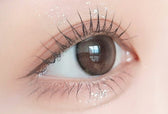 LensVery Shu Shu Brown colored contact lens, 13.6mm graphic diameter, Monthly wear